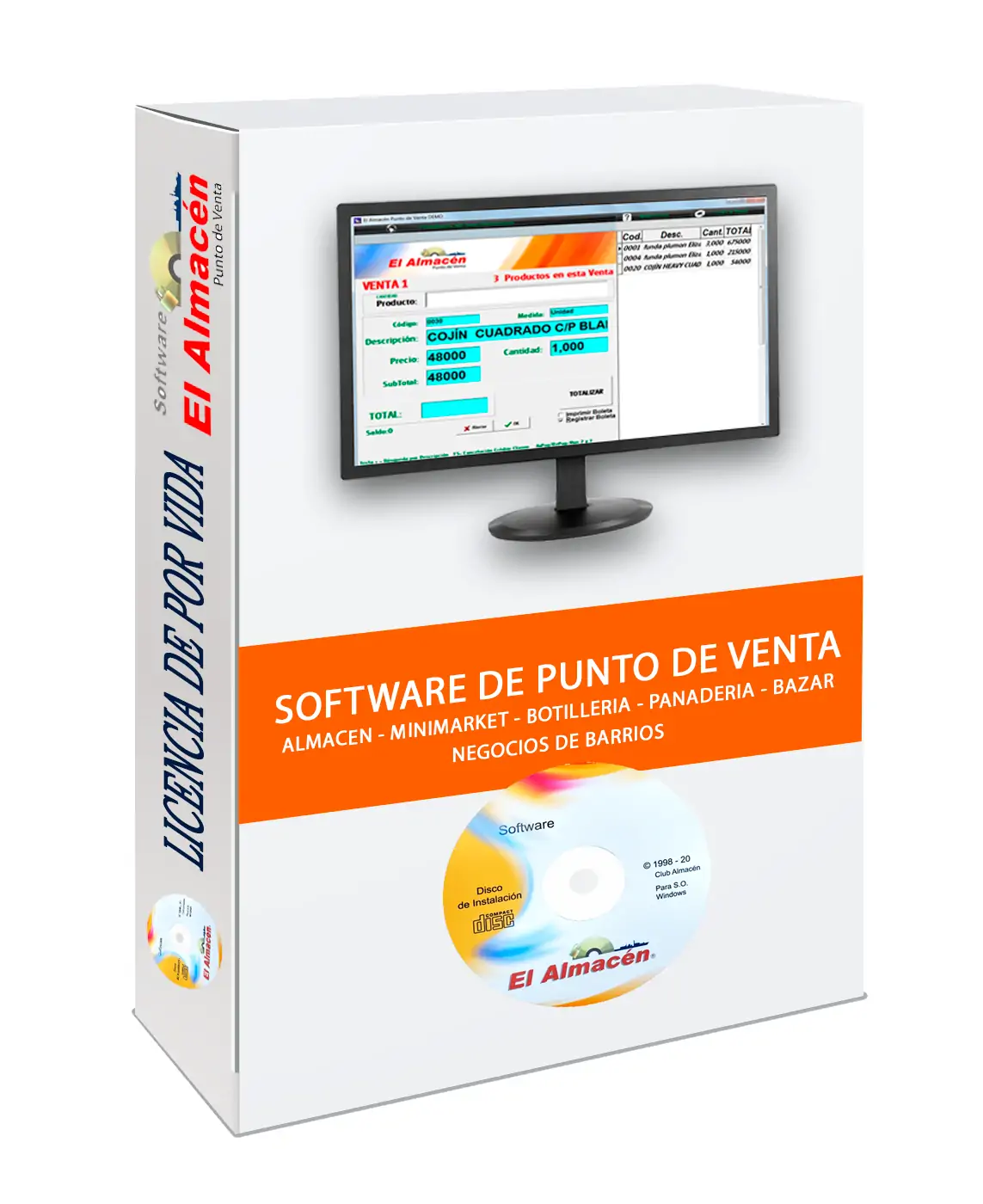 Completo software punto de venta para almacenes