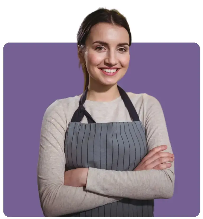 Ejemplo de vendedora en diferentes tipos de negocio